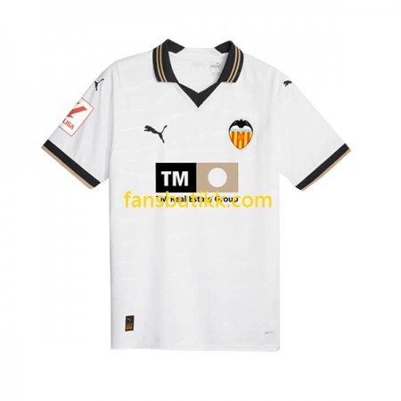 Fotballdrakt Valencia CF Hjemmetrøye 2023-2024 Kortermet